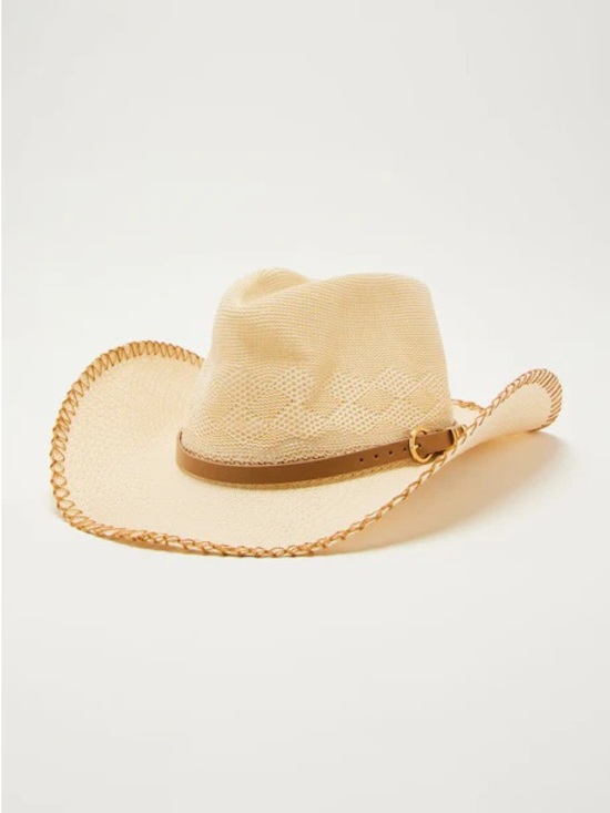 Accessories - 💲 NWT Western CowGIRL Hat with leather trim